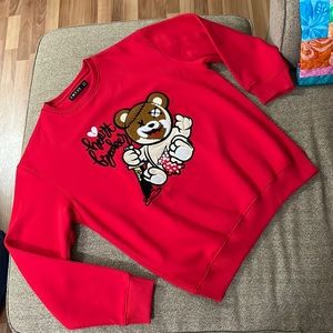 FOCUS Heart Breaker crewneck sweater men’s sz L